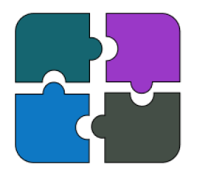 puzzle pieces fitting together integration icon