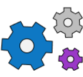 custom project gears icon