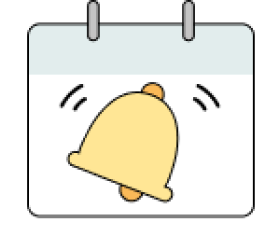 bell ringing event based icon