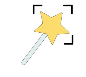 magic wand personalization icon