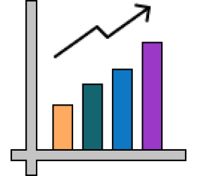 trackable graph icon