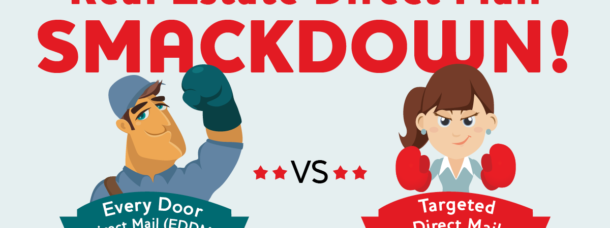 banner image the real esteate direct mail smackdown! EDDM vs Targeted Direct Mail