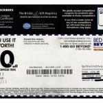Bed Bath and Beyond direct mail coupon