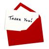 real estate agent sending a thank you card to a previous client