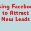 banner image using facebook to attract new leads